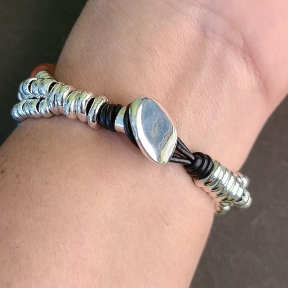 MULTIVITAMIN • Bohemian Bracelet • Silver and Glass Beads - Picture 11 of 15
